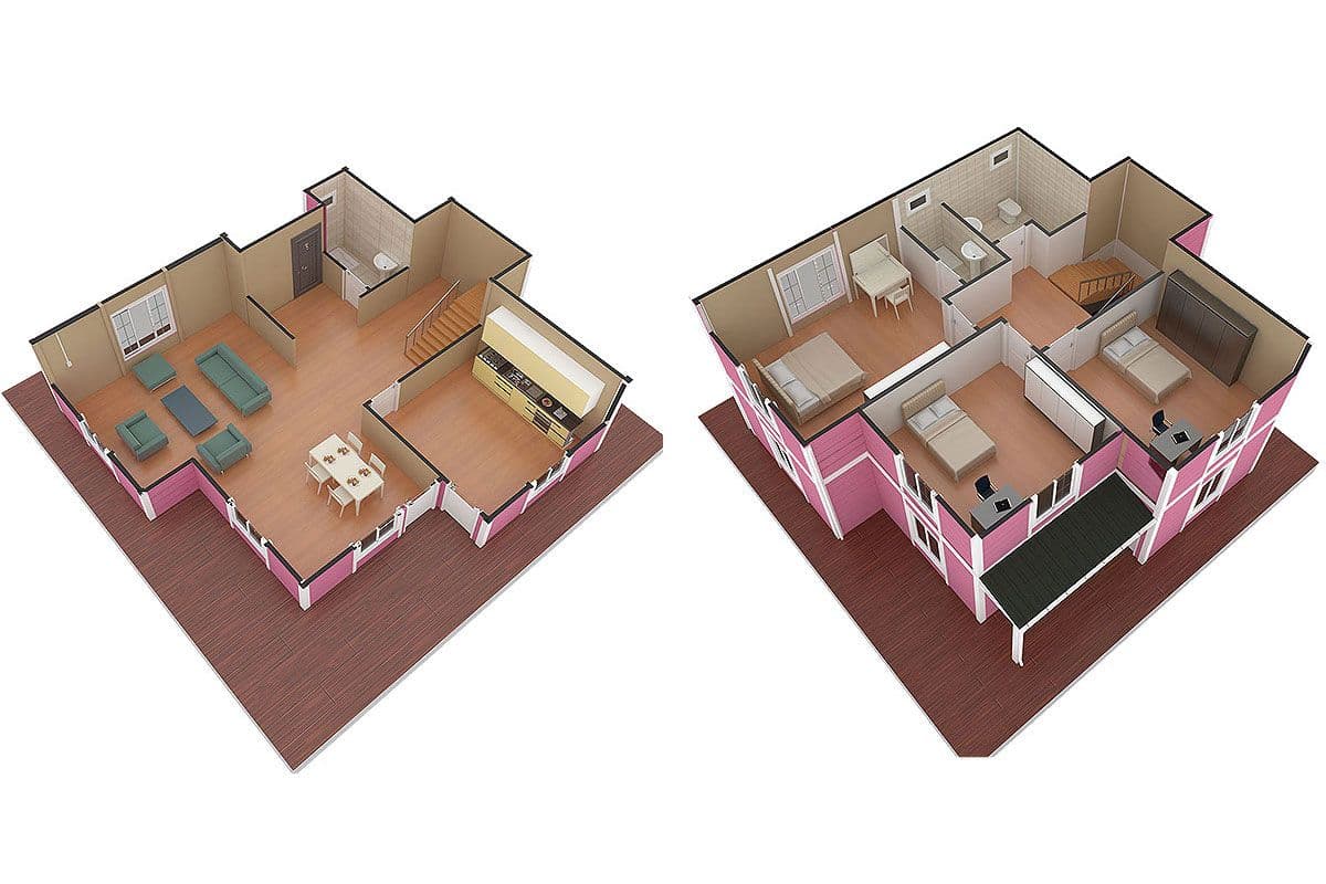 147 m² Prefabrik Villa 3+1