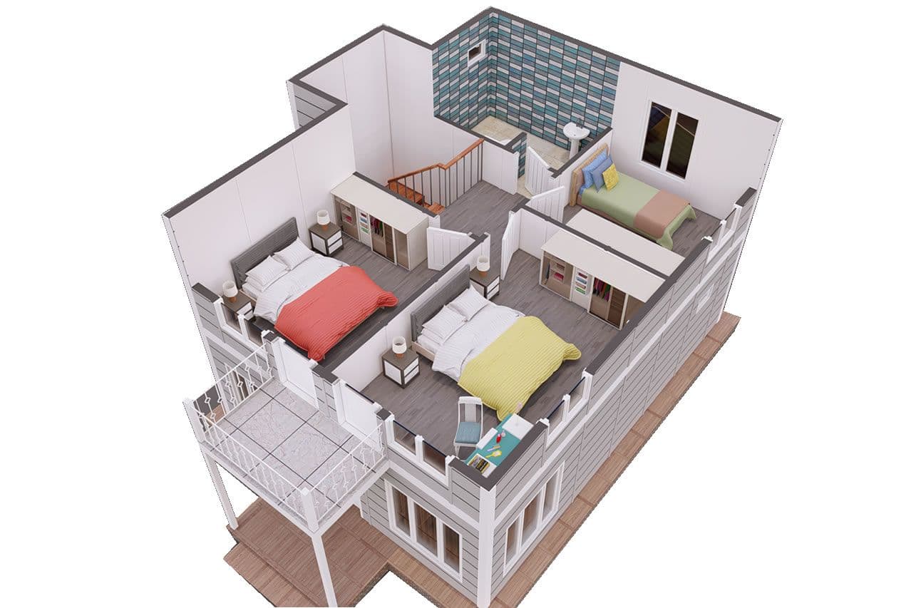126 m² Prefabrik Villa 4+1