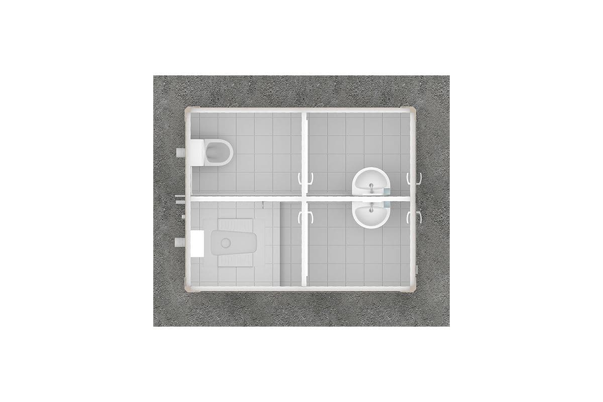 Panel Kabin WC 210x260cm