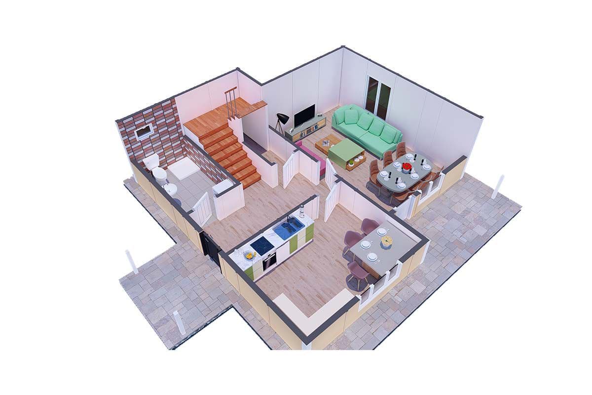 142 m² Çelik Ev 3+1