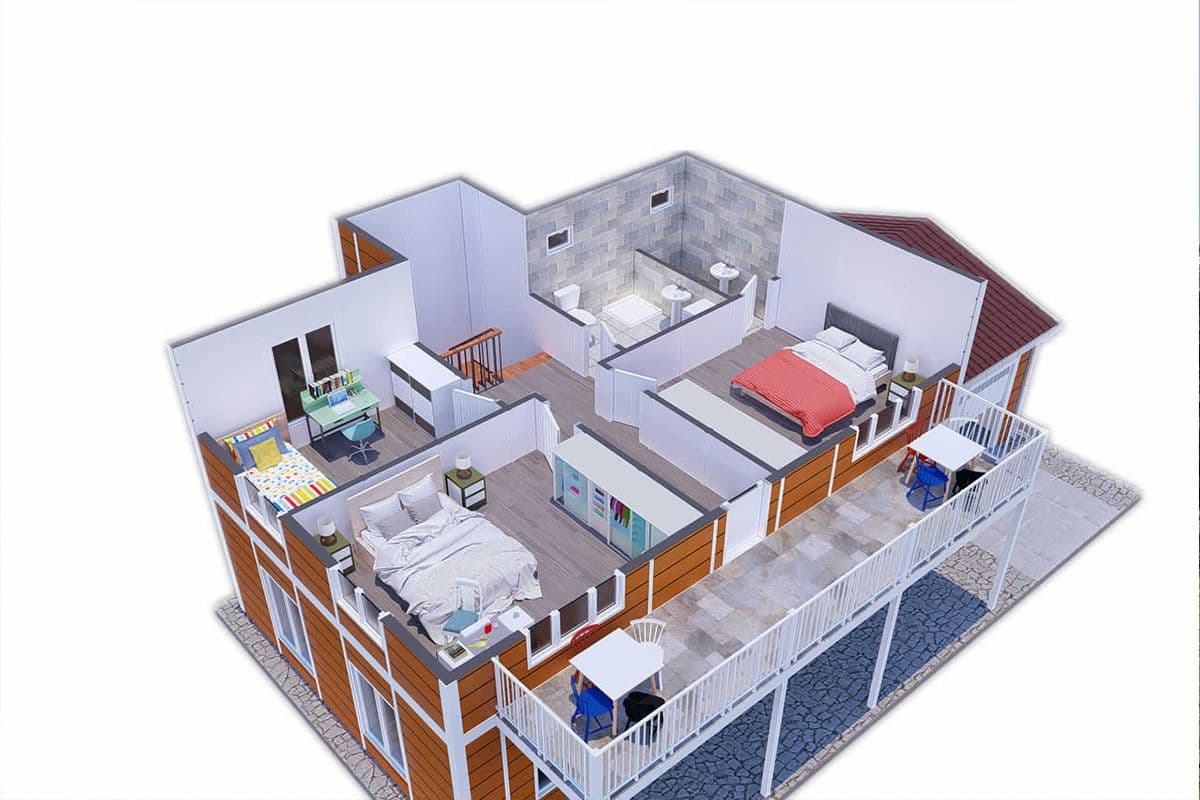 200 m² Çelik Ev 3+1
