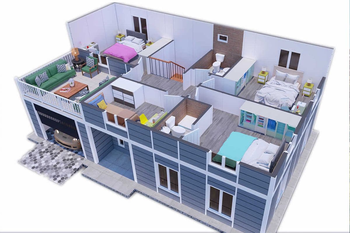 194 m² Çelik Ev 3+1