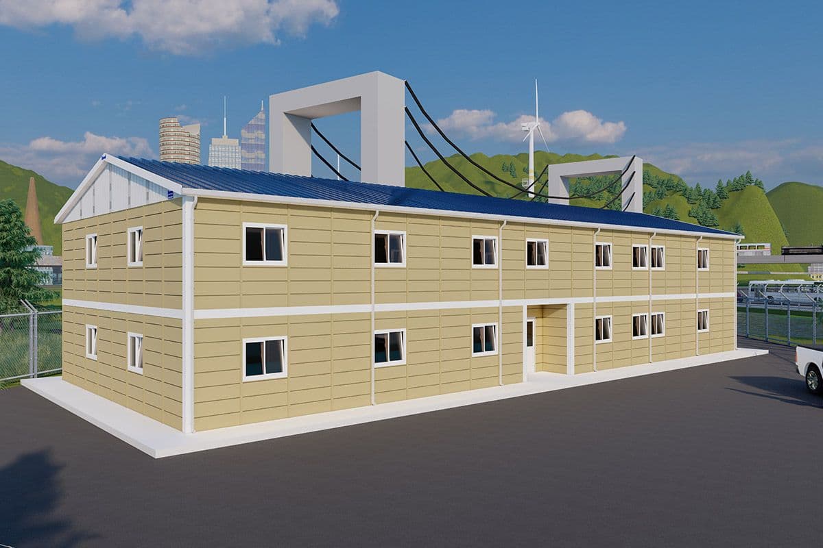 539 m² Prefabrik Ofis