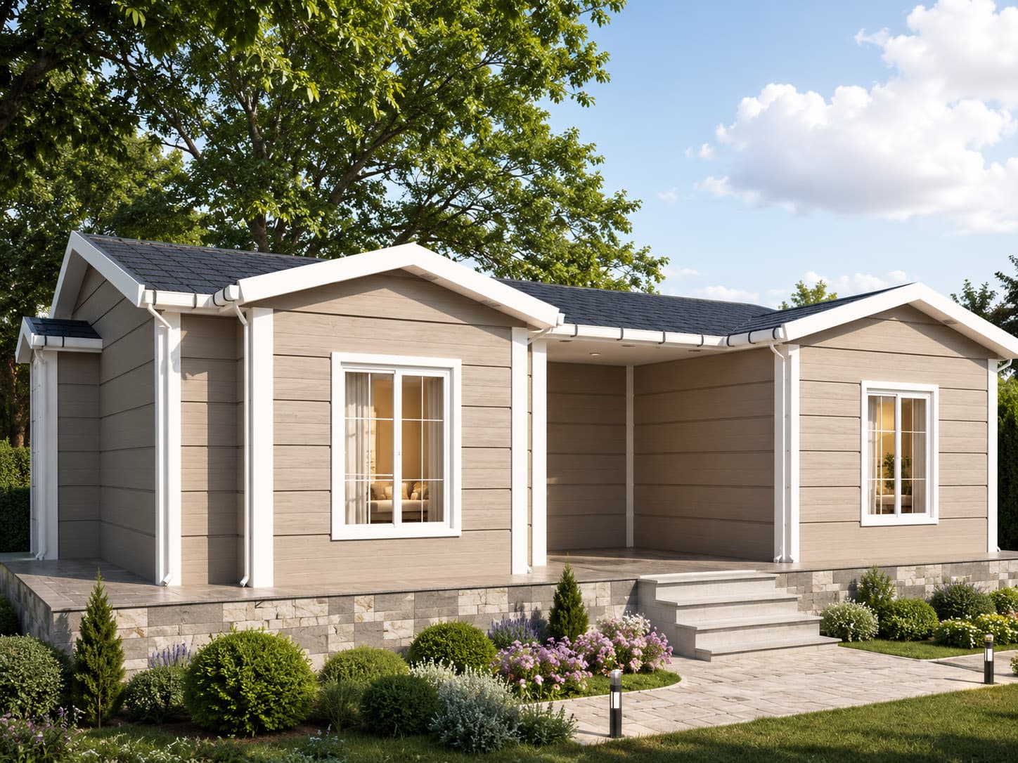 98 m² Prefabrik Ev 3+1