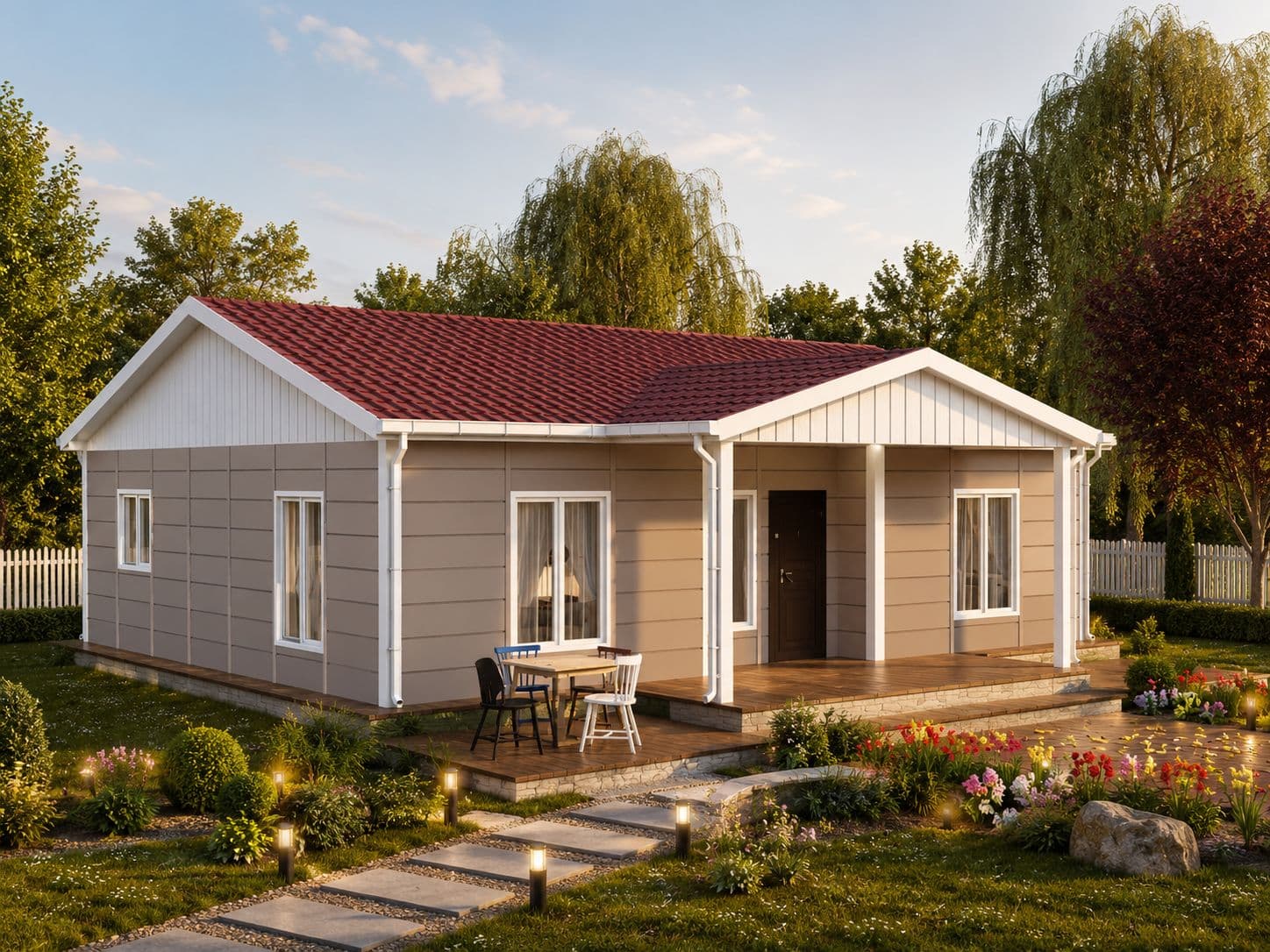 100 m² Prefabrik Ev 3+1