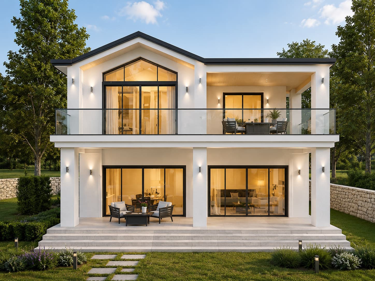 220 m² Çift Kat Çelik Ev