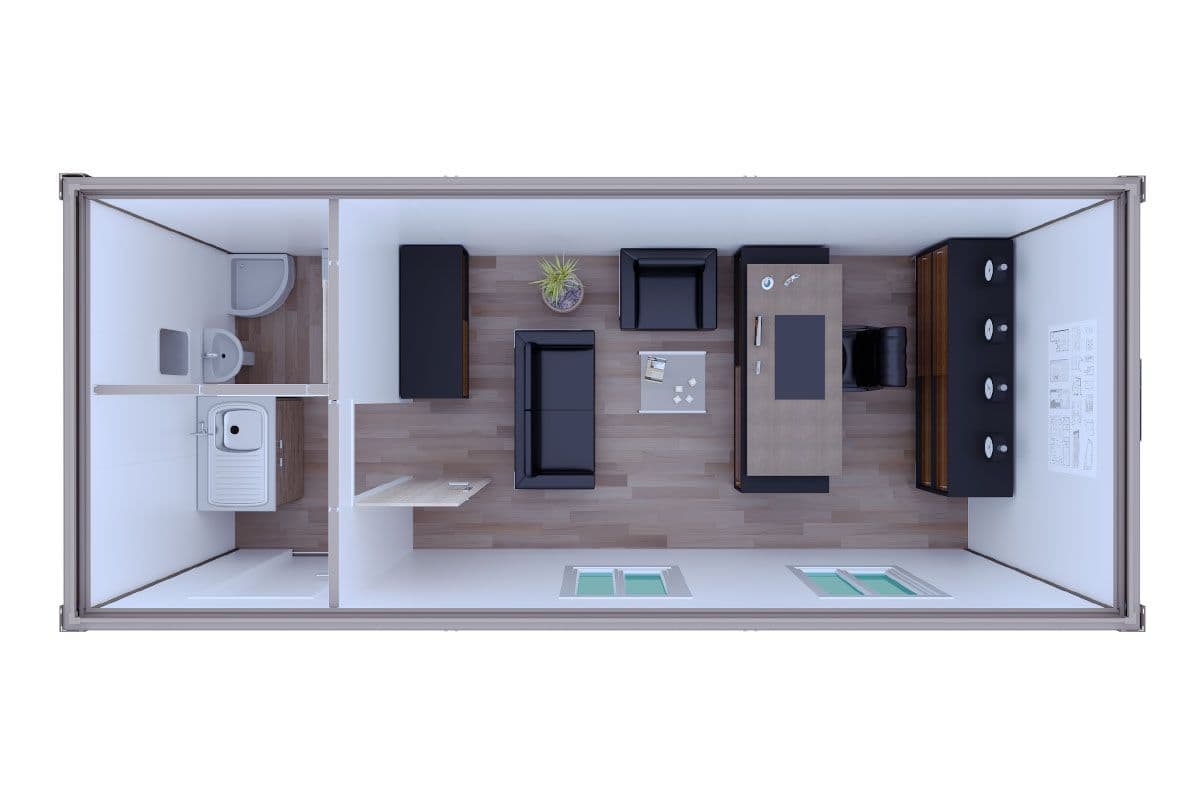 K8001 - Sandviç Konteyner 300x700cm